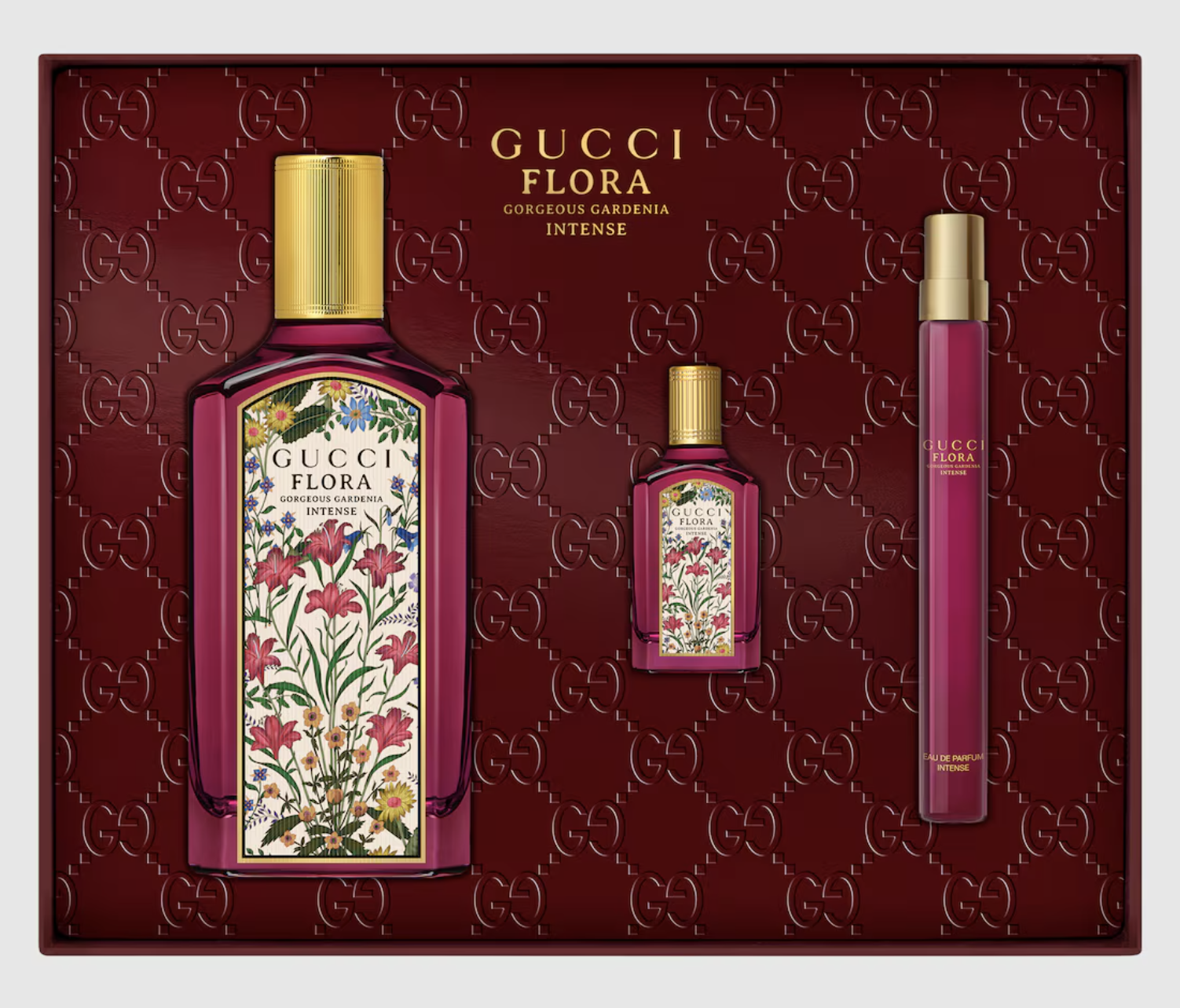 日本GUCCI 香水Flora Gorgeous Gardenia Intense Gift Set