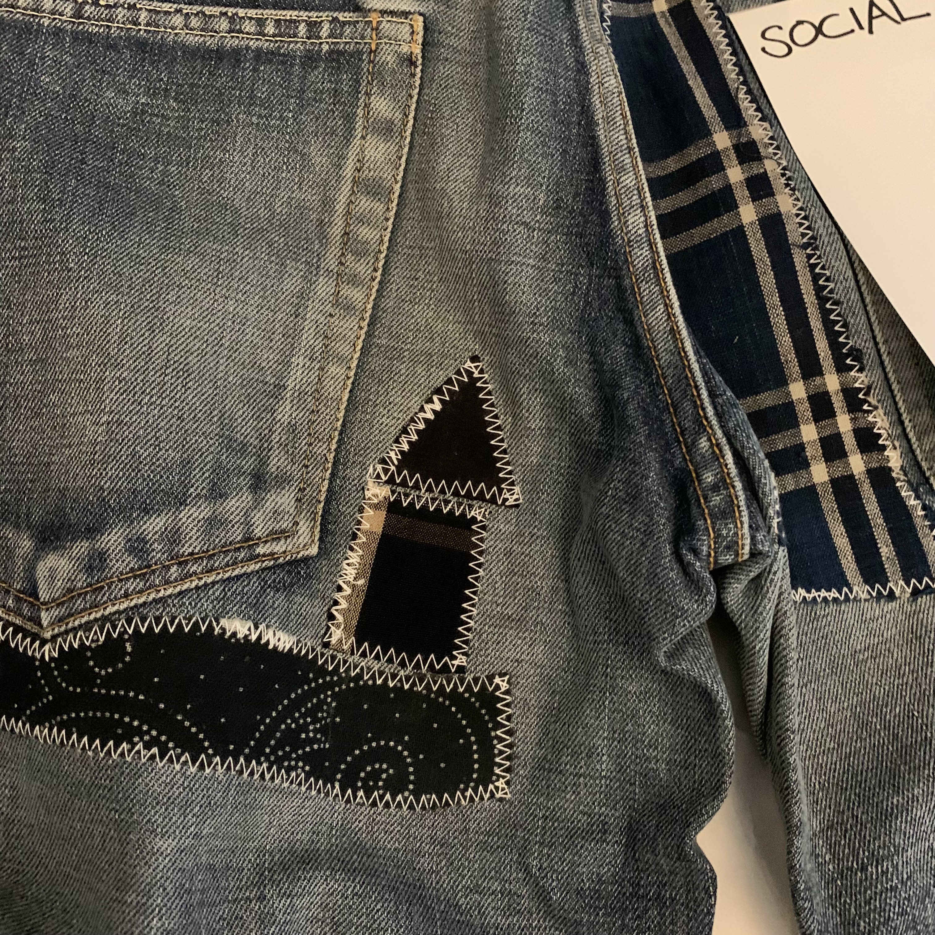 LAST PCS: VISVIM SOCIAL SCULPTURE 03 DAMAGED-7 JEANS - SIZE 34 HB SHOP ARRIVAL (現貨發售中)