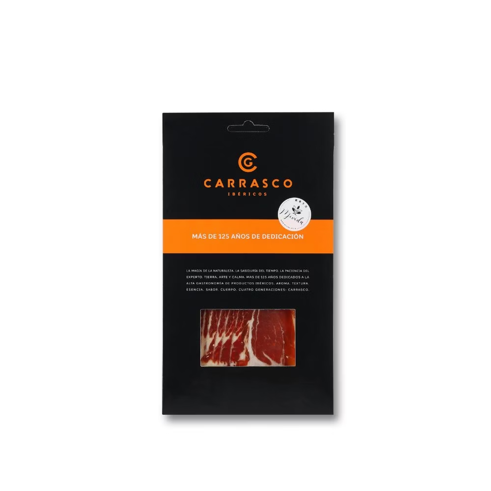 【西班牙CARRASCO】100% 黑標 伊比利火腿 橡果放養 前腿切片 (50g)
