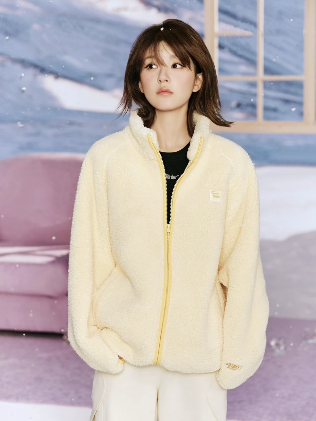 F426 搖粒絨 外套 趙露思同款