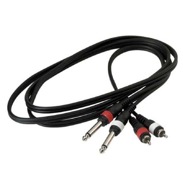 Rca Rocks Warwick RockCable 2X RCA 轉 2X TS (6.3mm) 轉接線材 1.8公尺