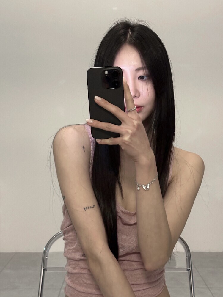 OFUSE - lace ribbon bracelet(chain)