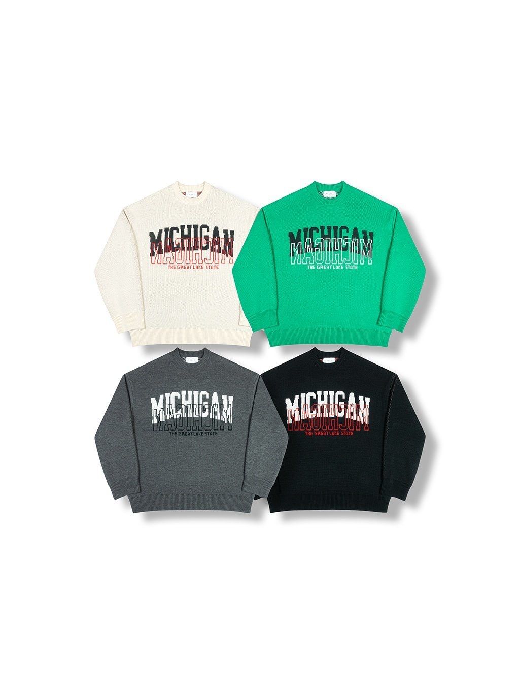 英文字針織衫 40324-043T