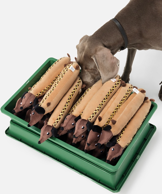 熱狗狗絨毛玩具