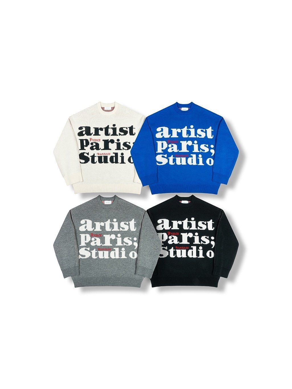 英文字針織衫 40324-037T