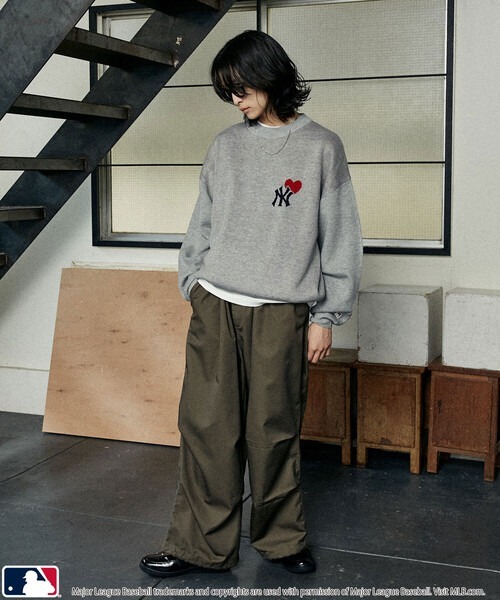 【預購】MLB 愛心LOGO 針織上衣 4色 MLBKINTHAER