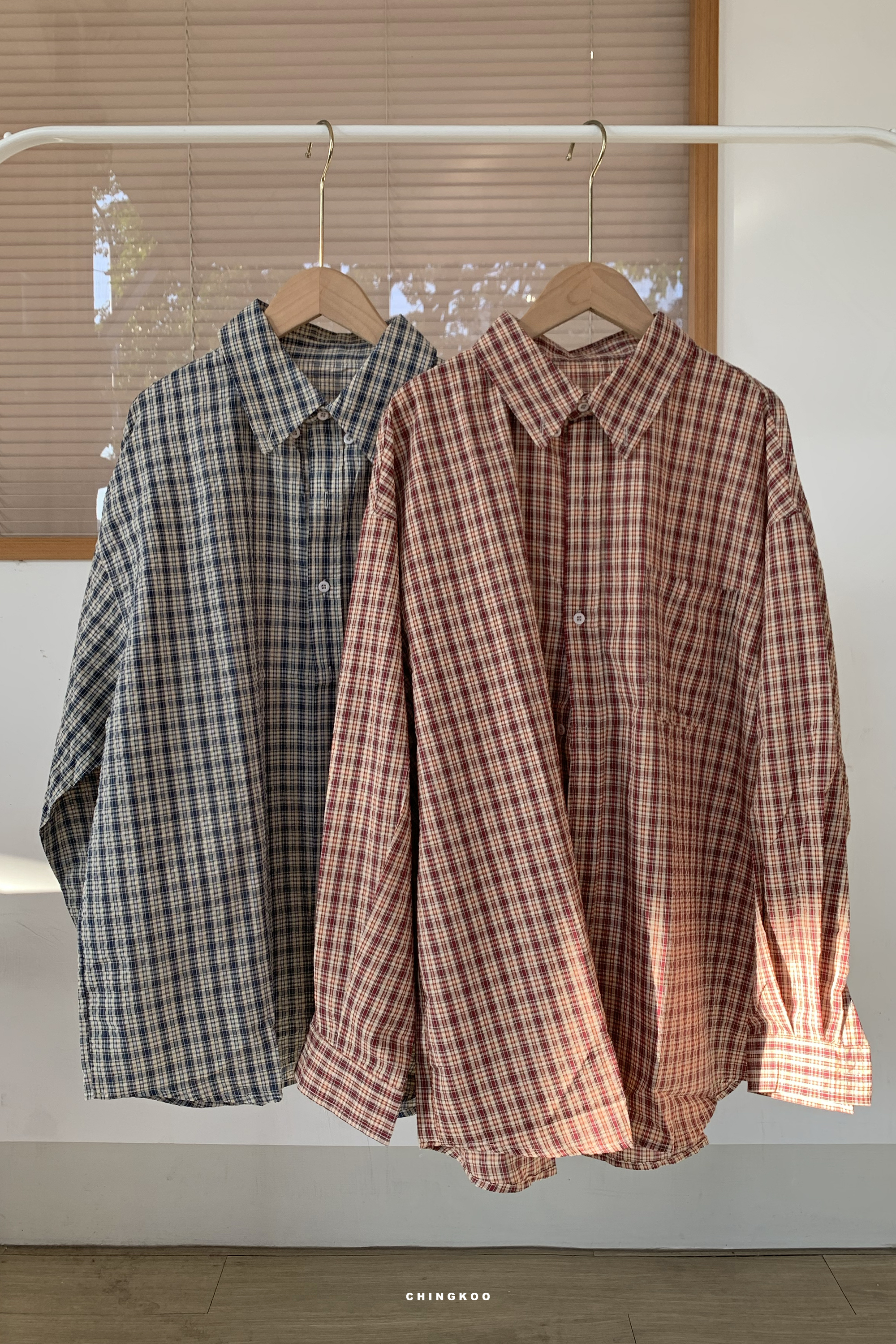 冬・Winter ²｜泡泡砂百搭小格子襯衫 2色