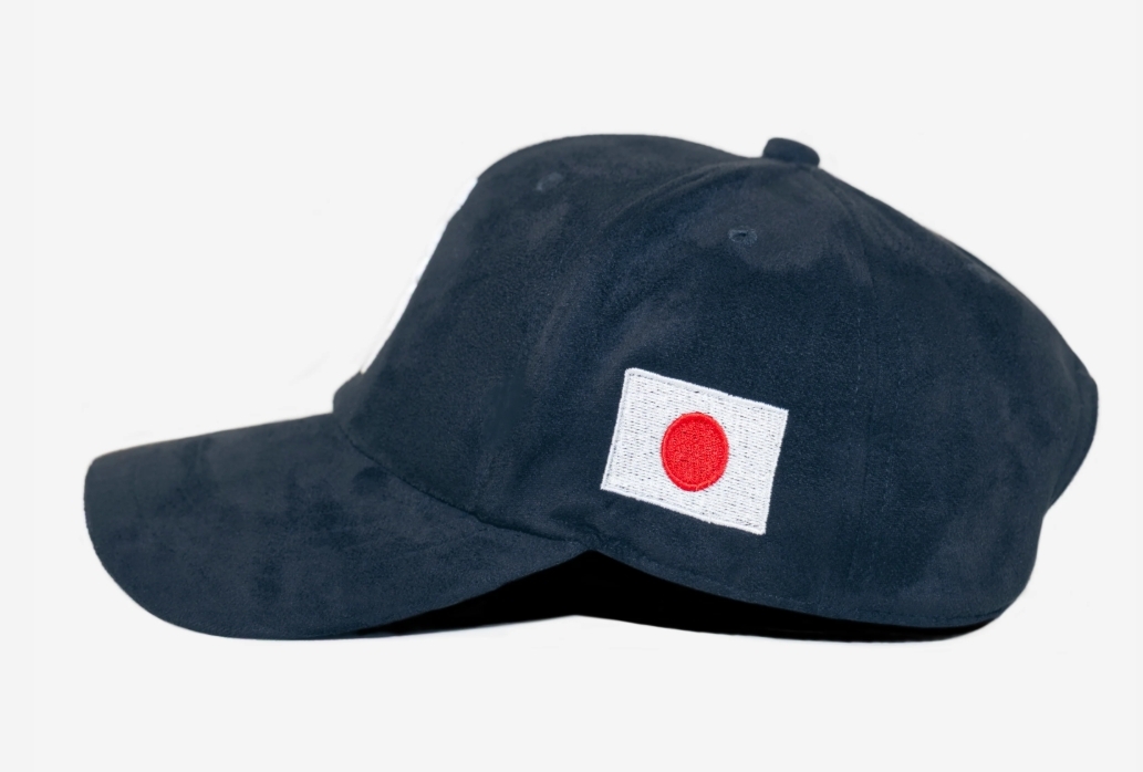 NY KANJI JAPAN SUEDE HAT (NAVY) 麂皮