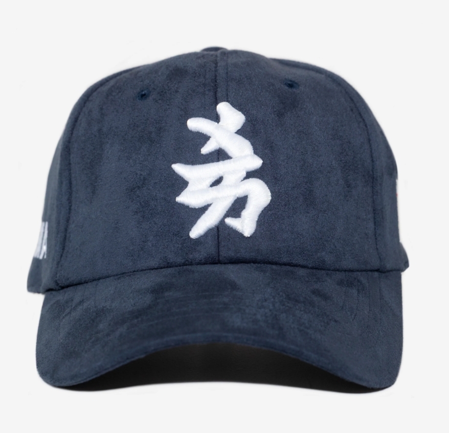 NY KANJI JAPAN SUEDE HAT (NAVY) 麂皮