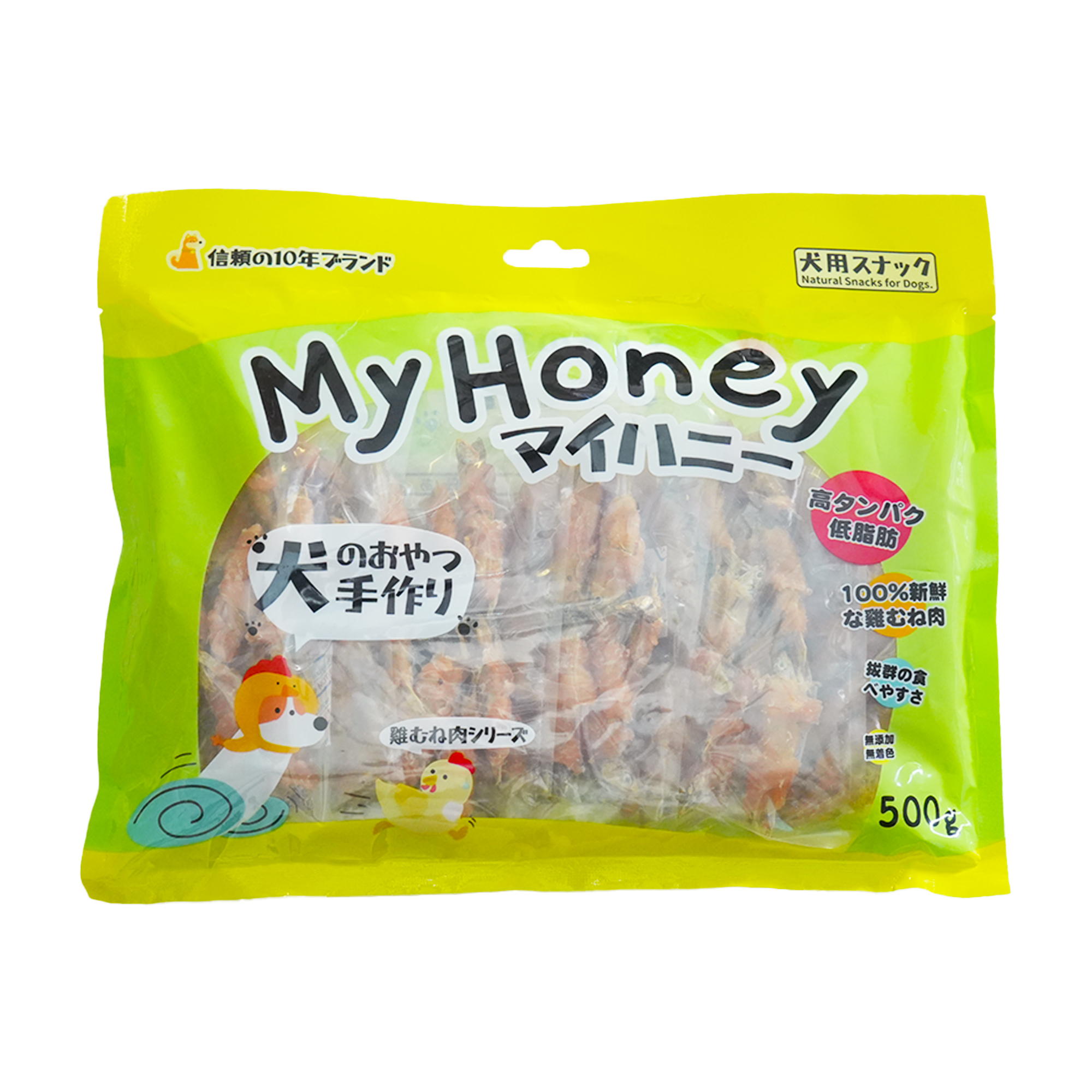 MyHoney Gourmet Chicken Snacks Series 500gr - Combo Twist Sticks- Chicken & Fish