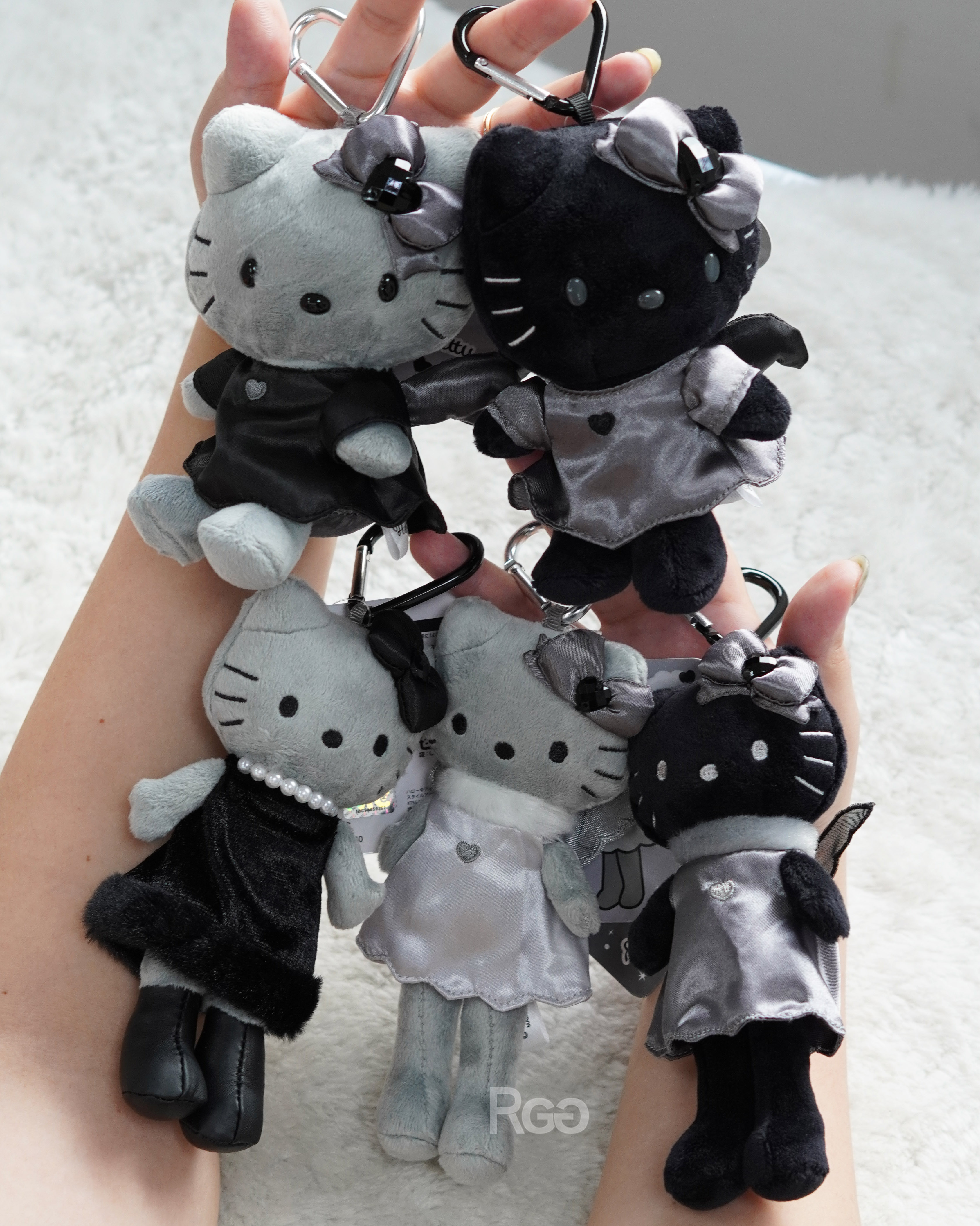 Hello Kitty Black Angel Collection Sanrio 高級暗黑天使 三麗鷗 吊飾鑰匙圈