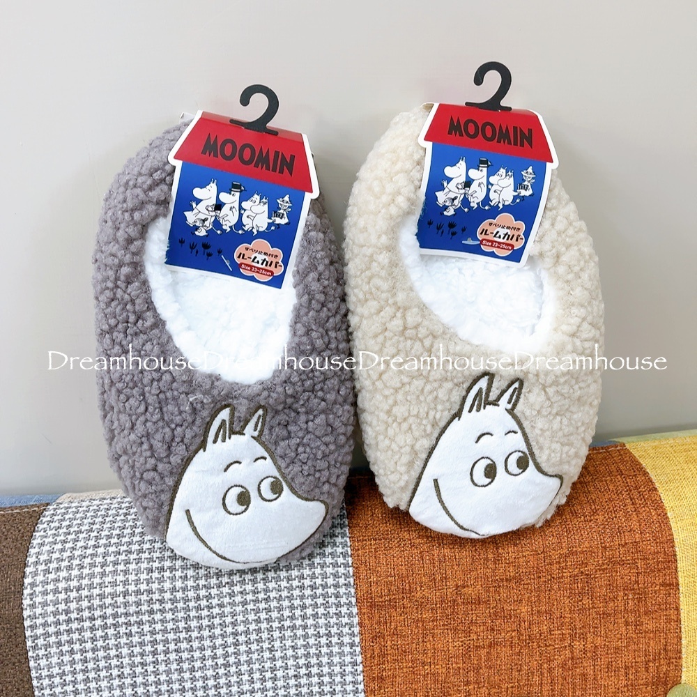 Moomin 姆明 嚕嚕米 毛茸茸 柔軟 室內拖鞋 拖鞋 保暖鞋 居家拖鞋