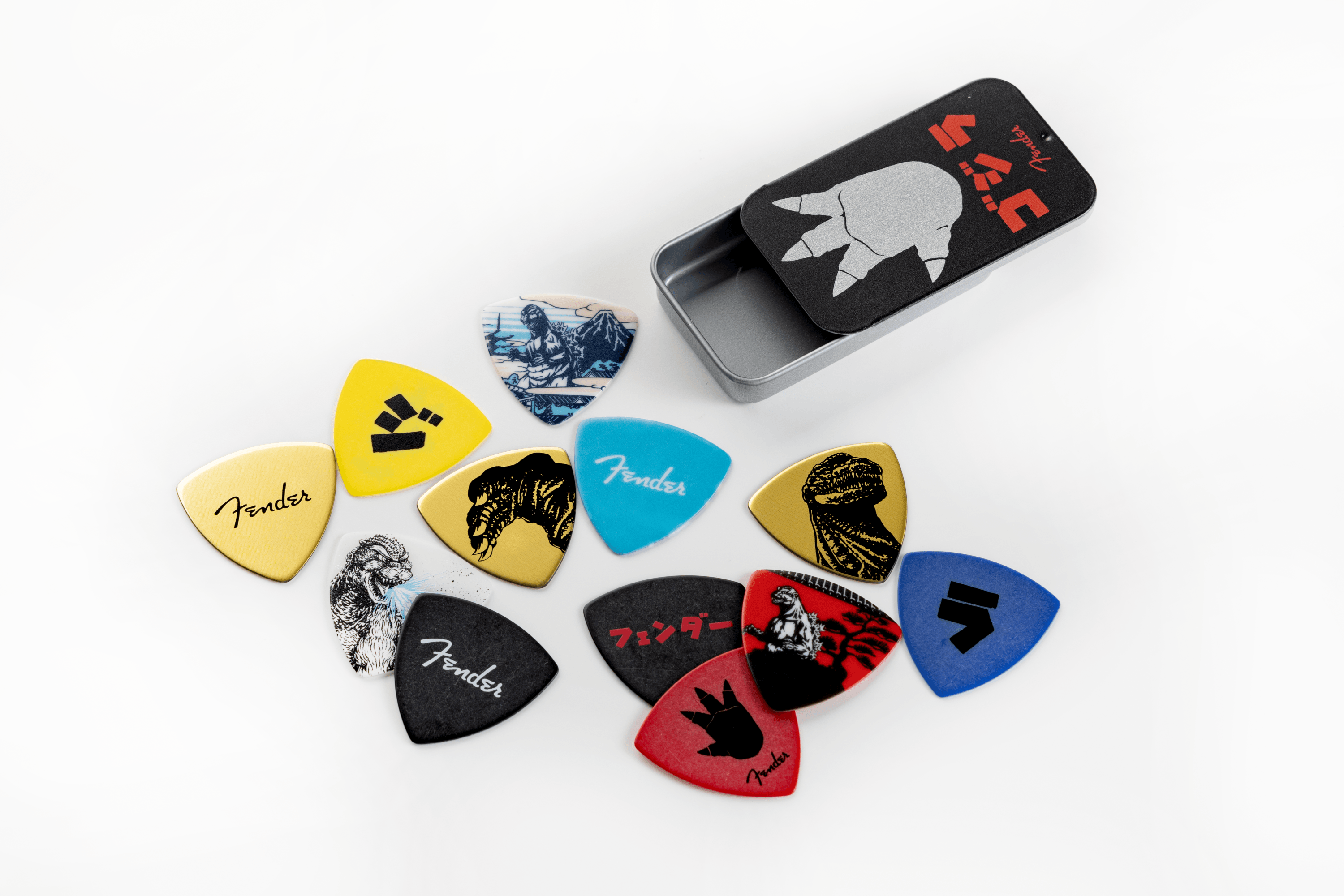 【預購】Fender® Godzilla Collaboration Picks 聯名匹克 公司貨【宛伶樂器】
