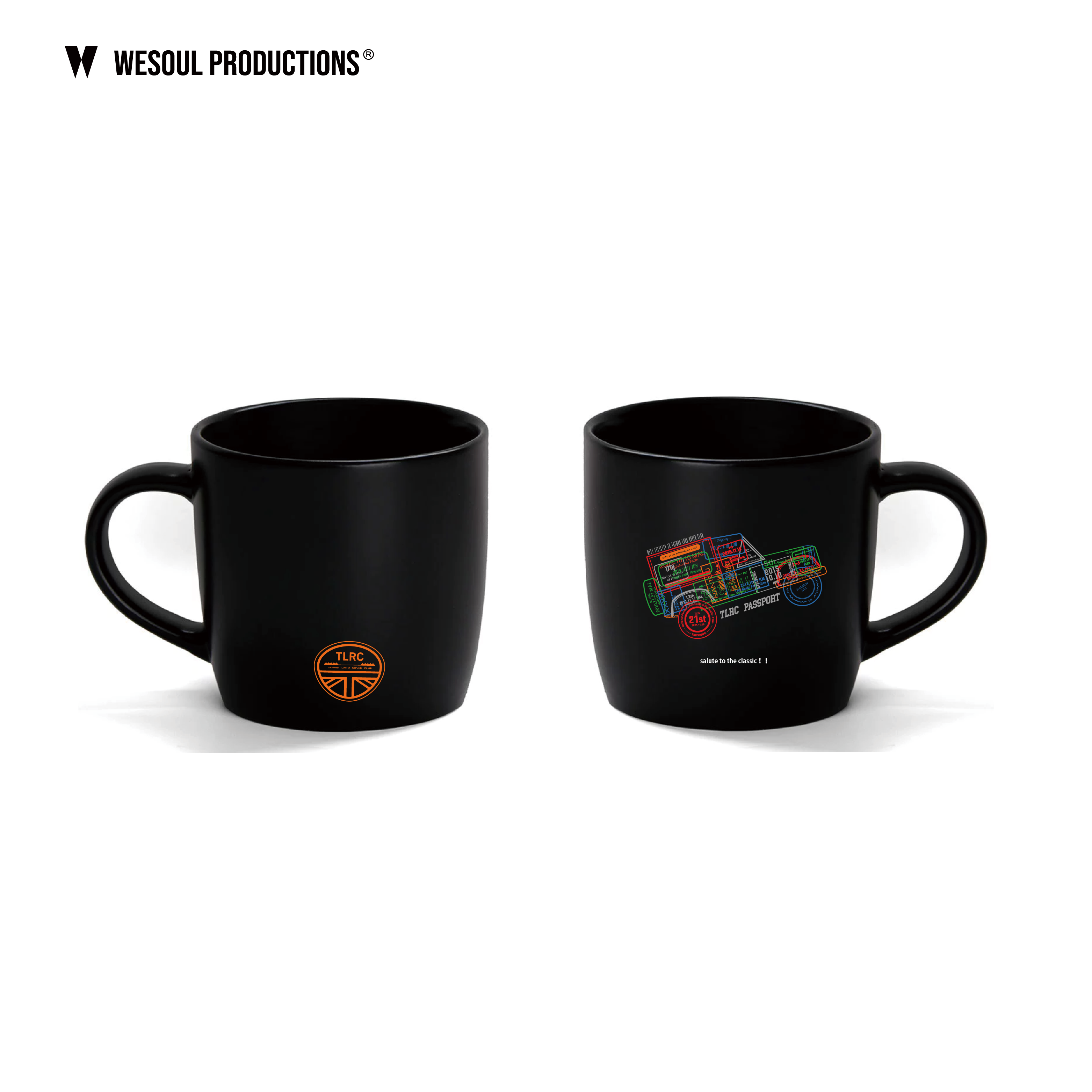 復刻 - TLRC郵戳汽車馬克杯(加厚版)
