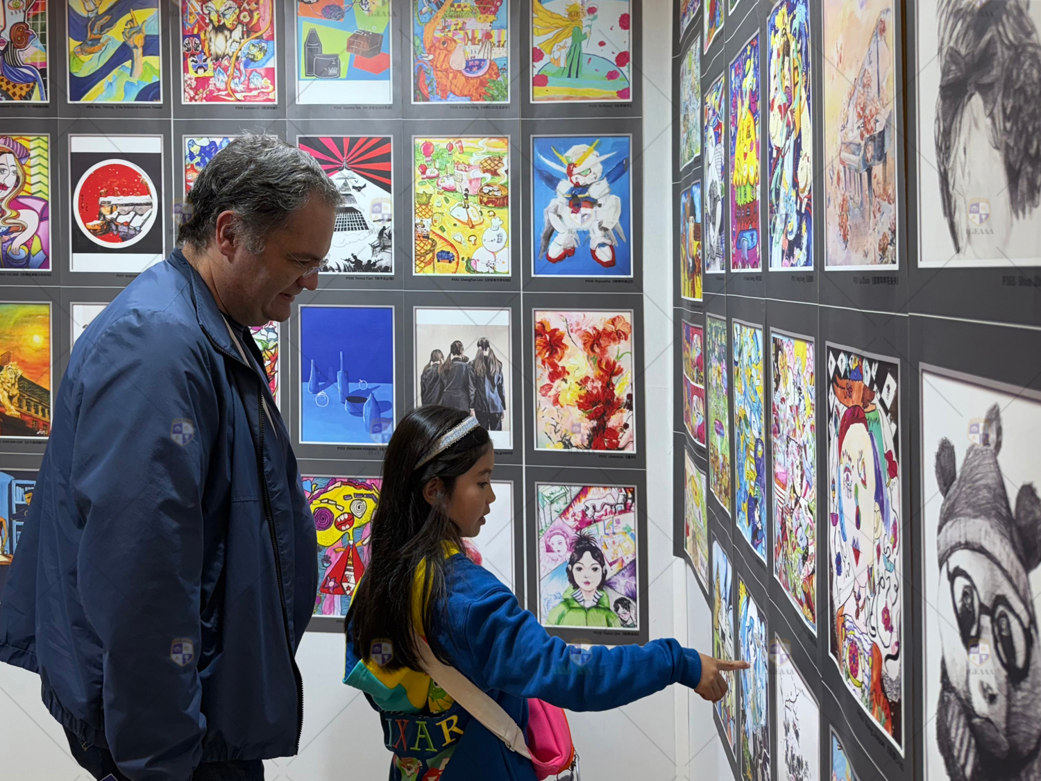 畢加索青少年及兒童國際繪畫大賽_羅浮宮展覽會場_IGEAAA 12 B