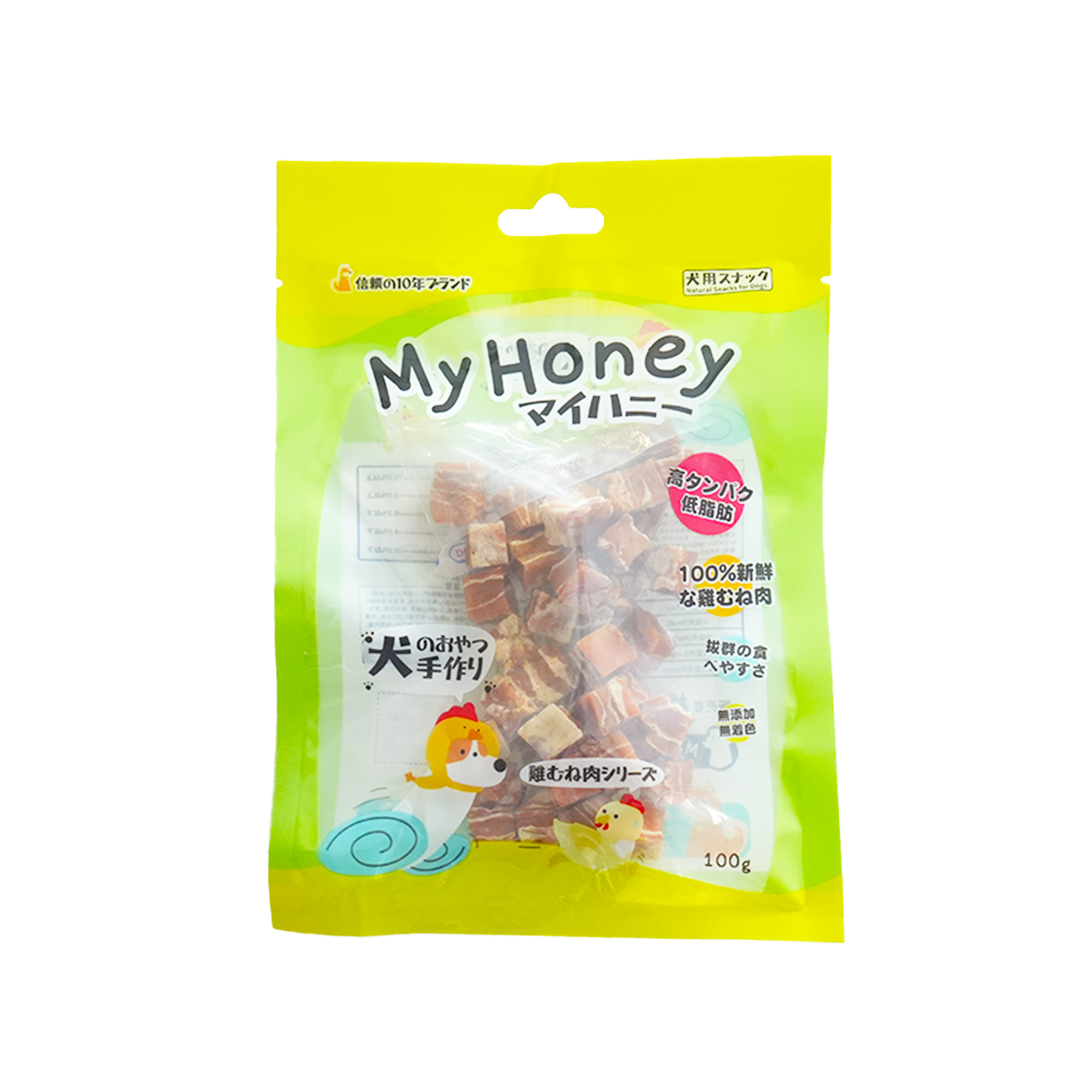 MyHoney．鱈魚雞肉粒100g