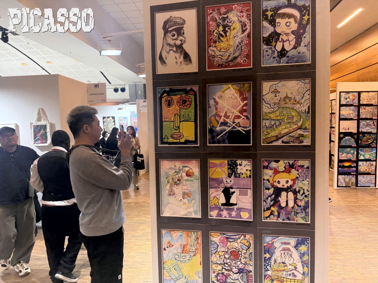 畢加索青少年及兒童國際繪畫大賽_羅浮宮展覽會場_IGEAAA 12 B