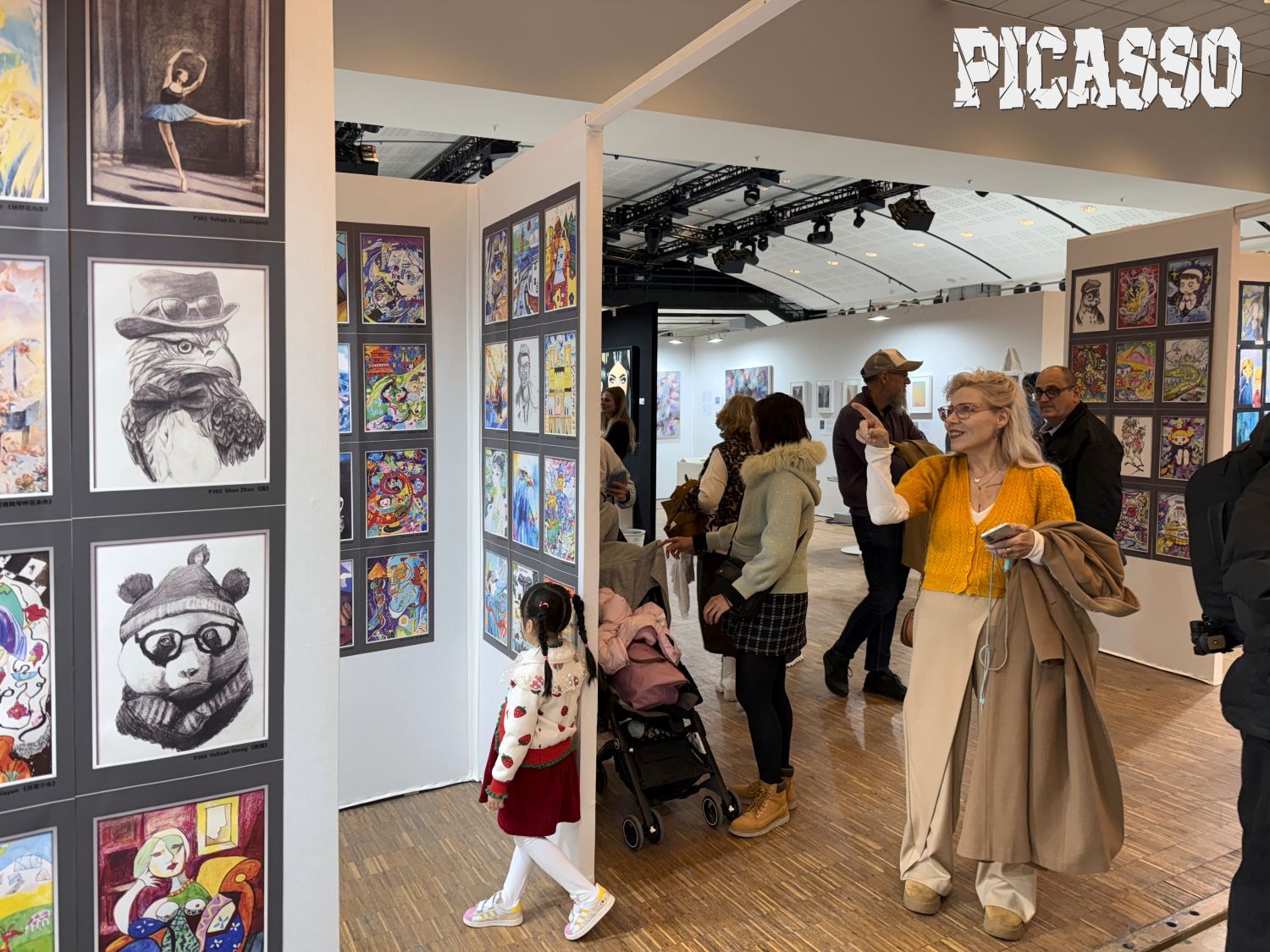 畢加索青少年及兒童國際繪畫大賽_羅浮宮展覽會場_IGEAAA 12 B