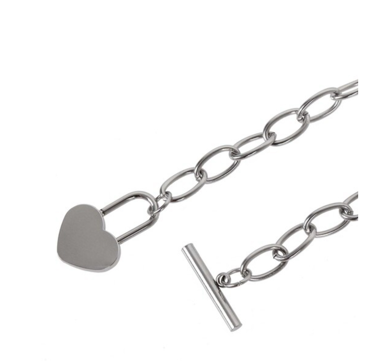 OFUSE - heart lock bracelet