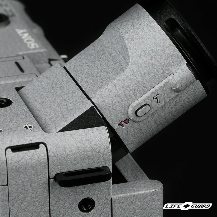 LIFE+GUARD 相機貼膜安裝示意，適用 SONY FX2