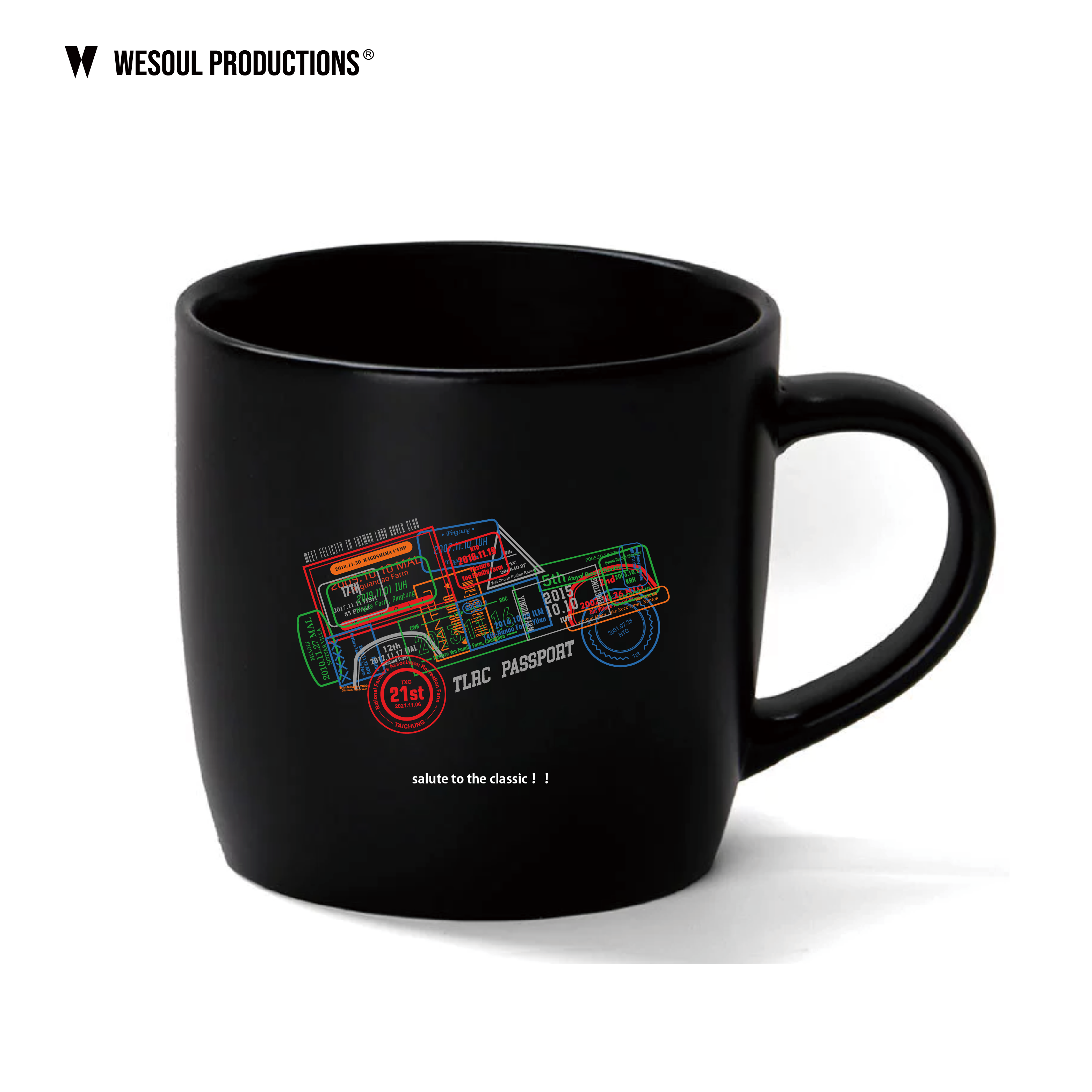 復刻 - TLRC郵戳汽車馬克杯(加厚版)