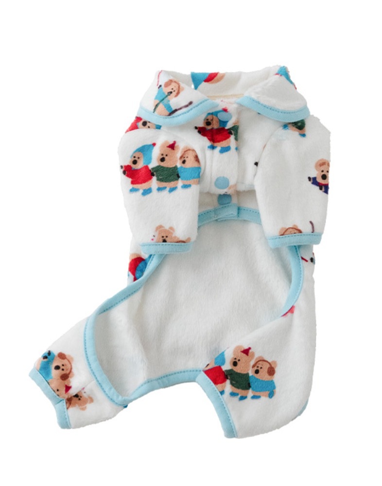 Noutti DINOTAENG 雪花小鎮連身睡衣