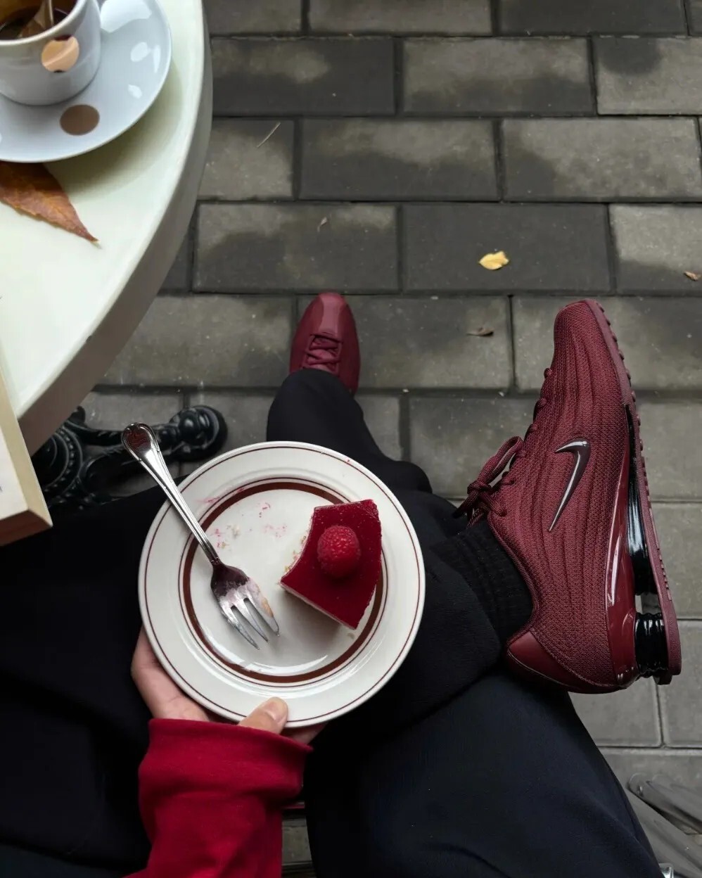 <帥到沒朋友!!> NIKE SHOX Z 酒紅 復古 彈簧 氣墊 緩震