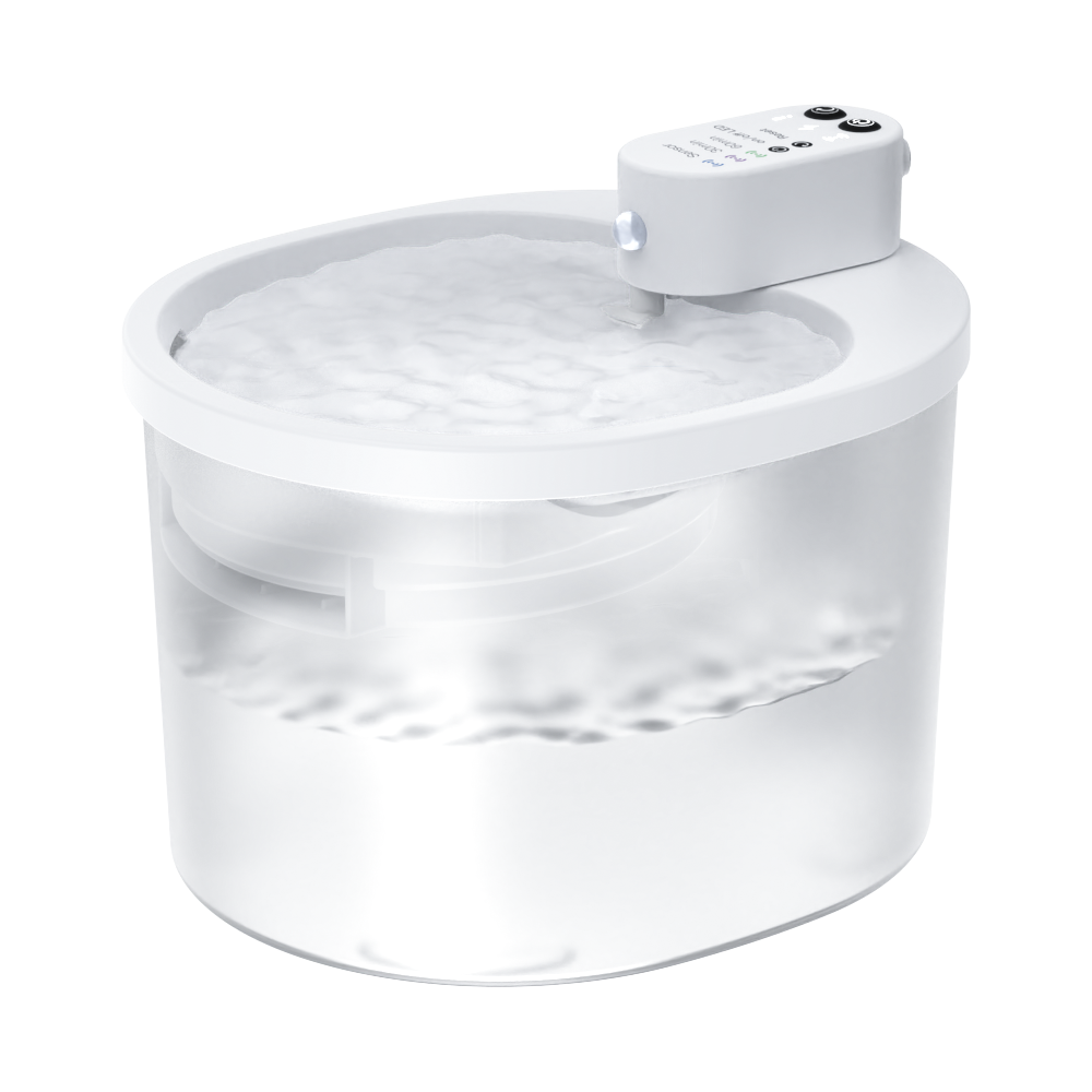 Miiibo Wireless Pump Pet Fountain 2.3L (White)