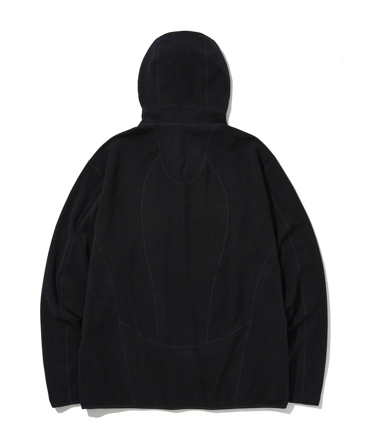 WELTER EXPERIMENT Square Fleece Hood Pullover