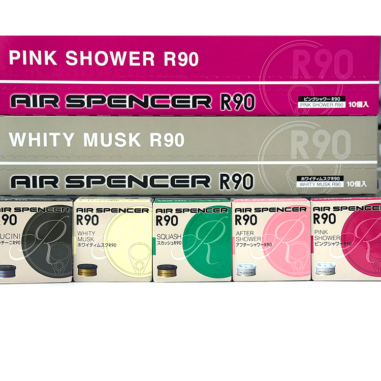 【箱購】AIR SPENCER R90 高階R90系列 車用芳香劑 擴香罐 空氣清新劑