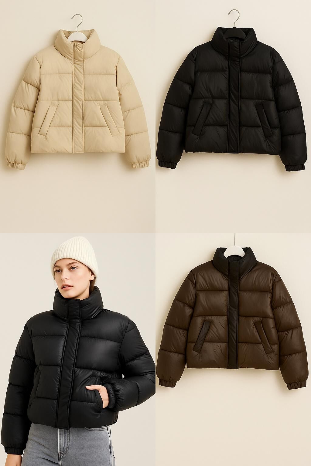 【直播】LL1106902 DUCK DOWN 100% 短款厚羽絨外套 (BM2404)