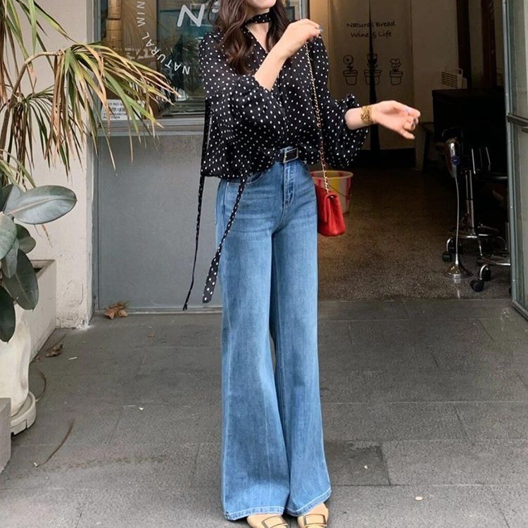 點點飄帶 V領飄帶上衣