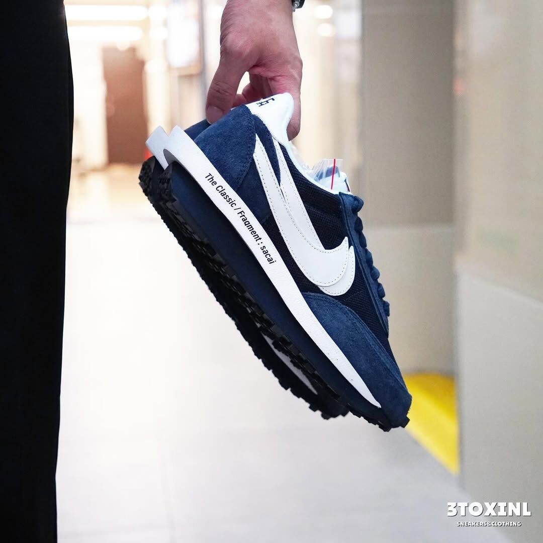 (預訂) Fragment x Sacai x Nike LDWaffle - Blue Void