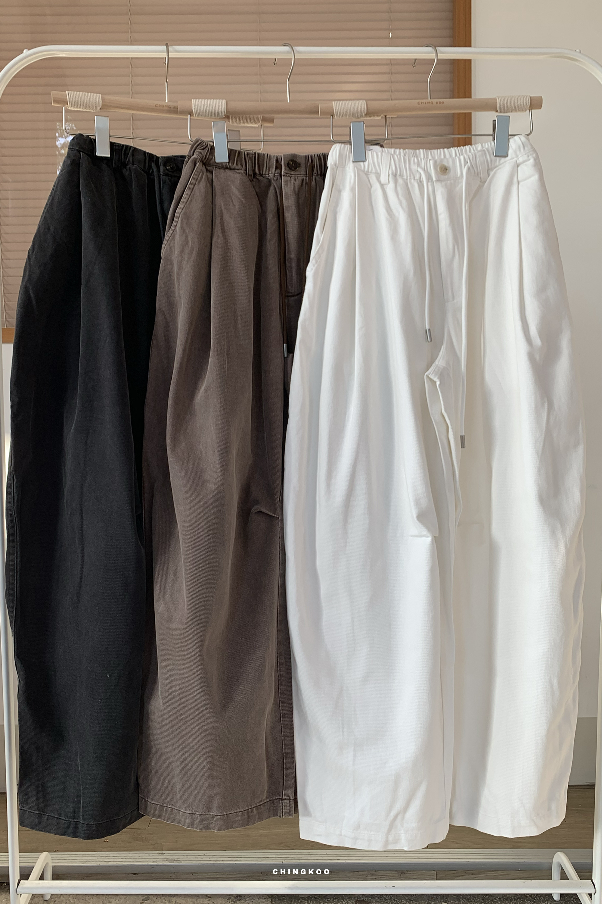 冬・Winter ²｜日常純色鬆弛長褲 3色(五顆星)