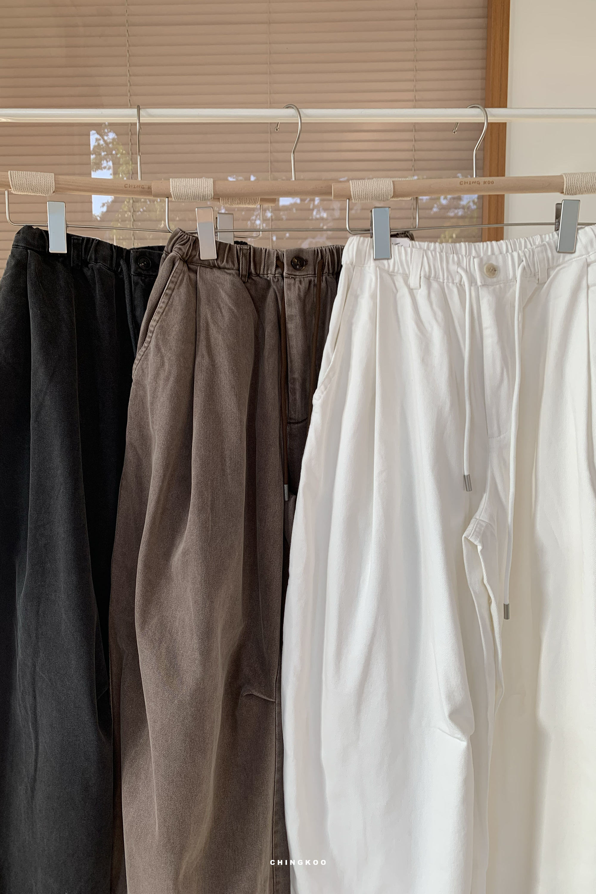 冬・Winter ²｜日常純色鬆弛長褲 3色(五顆星)