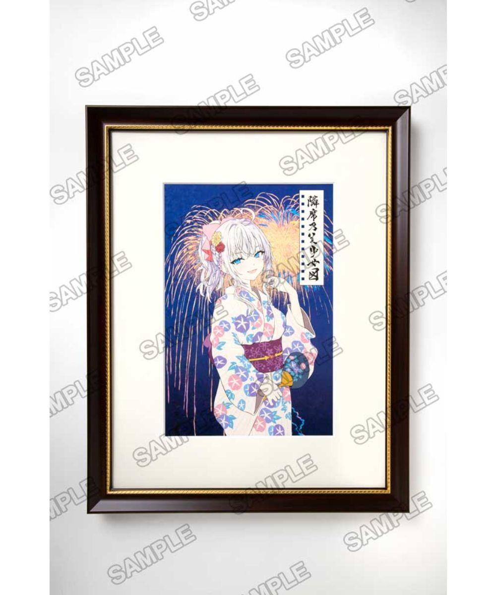 預購-【限量販售】『不時輕聲地以俄語遮羞的鄰座艾莉同學』浮世繪木版畫 鄰座美少女 艾莉莎·米哈伊洛夫娜·九條 初版首刷【日本進口精品】