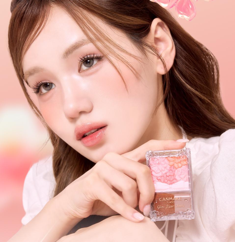 CANMAKE x CUTEMATE 聯名腮紅 花花腮紅 腮紅 小花 花瓣腮紅