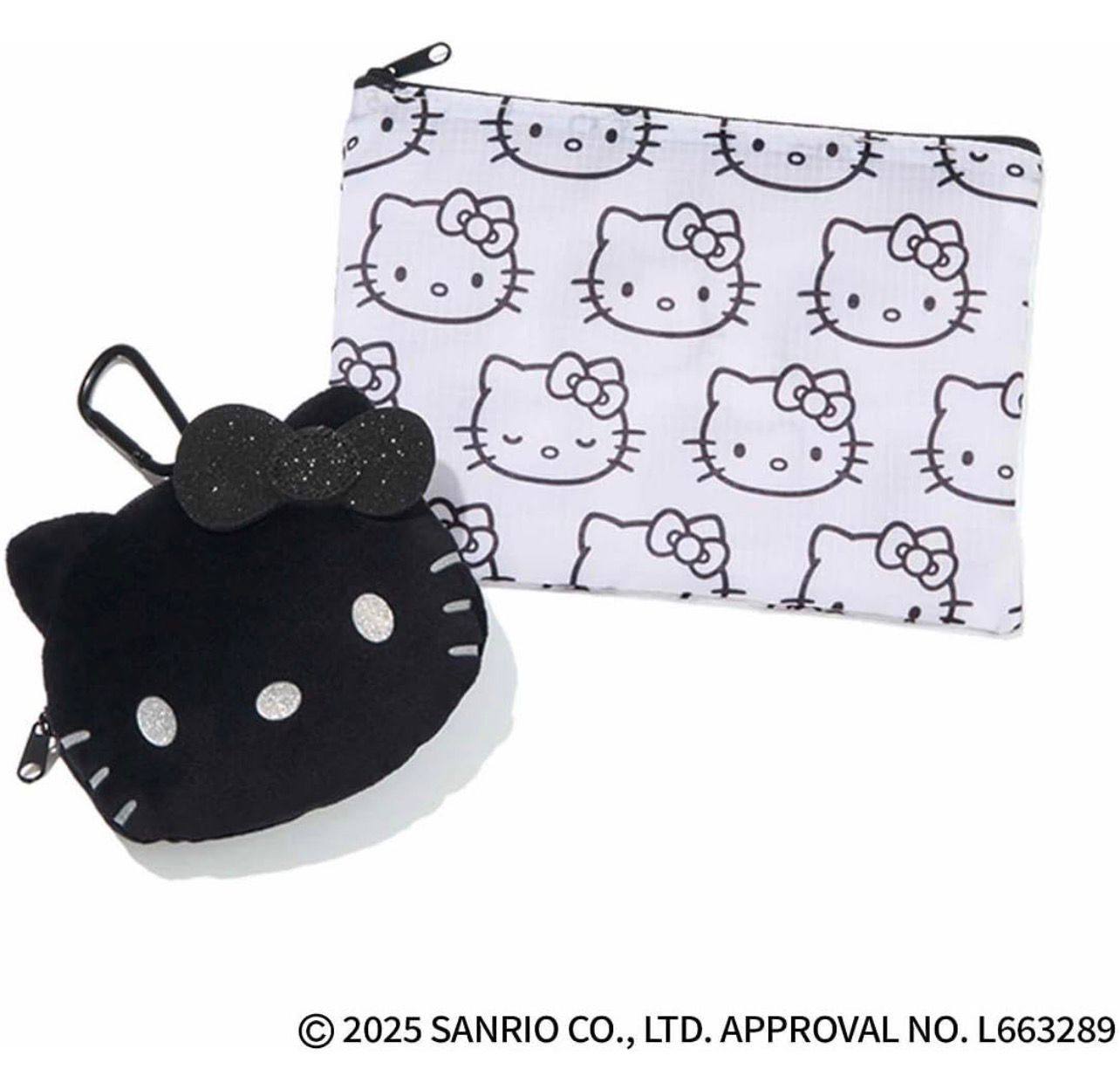 【預購】JN110609 Hello Kitty 毛絨絨小包 & 防撕裂布料小包