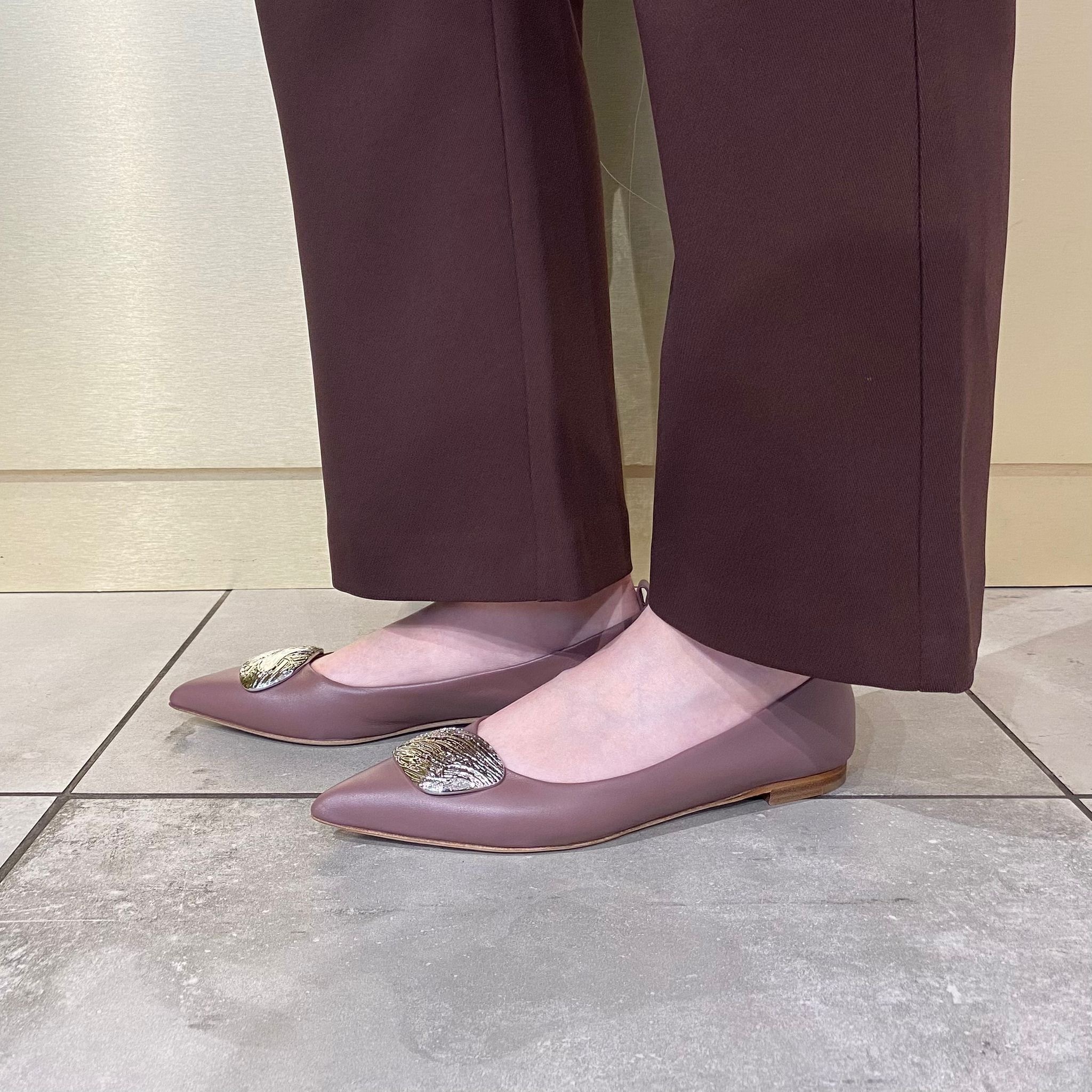 Rupert Sanderson Claudette Roseate flats