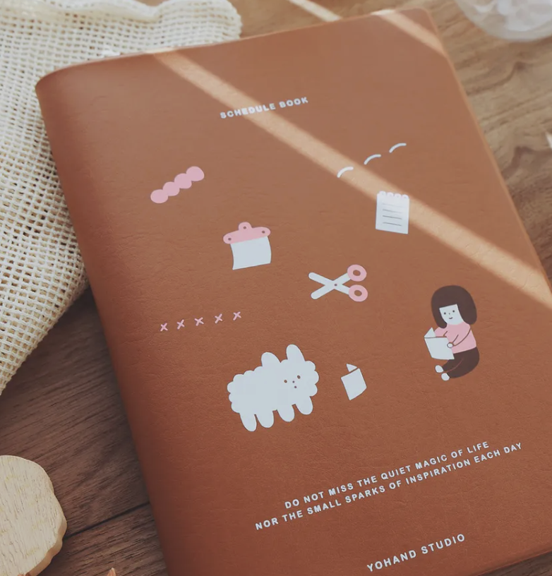 右手超人｜文具書 / 超淺色格子筆記本