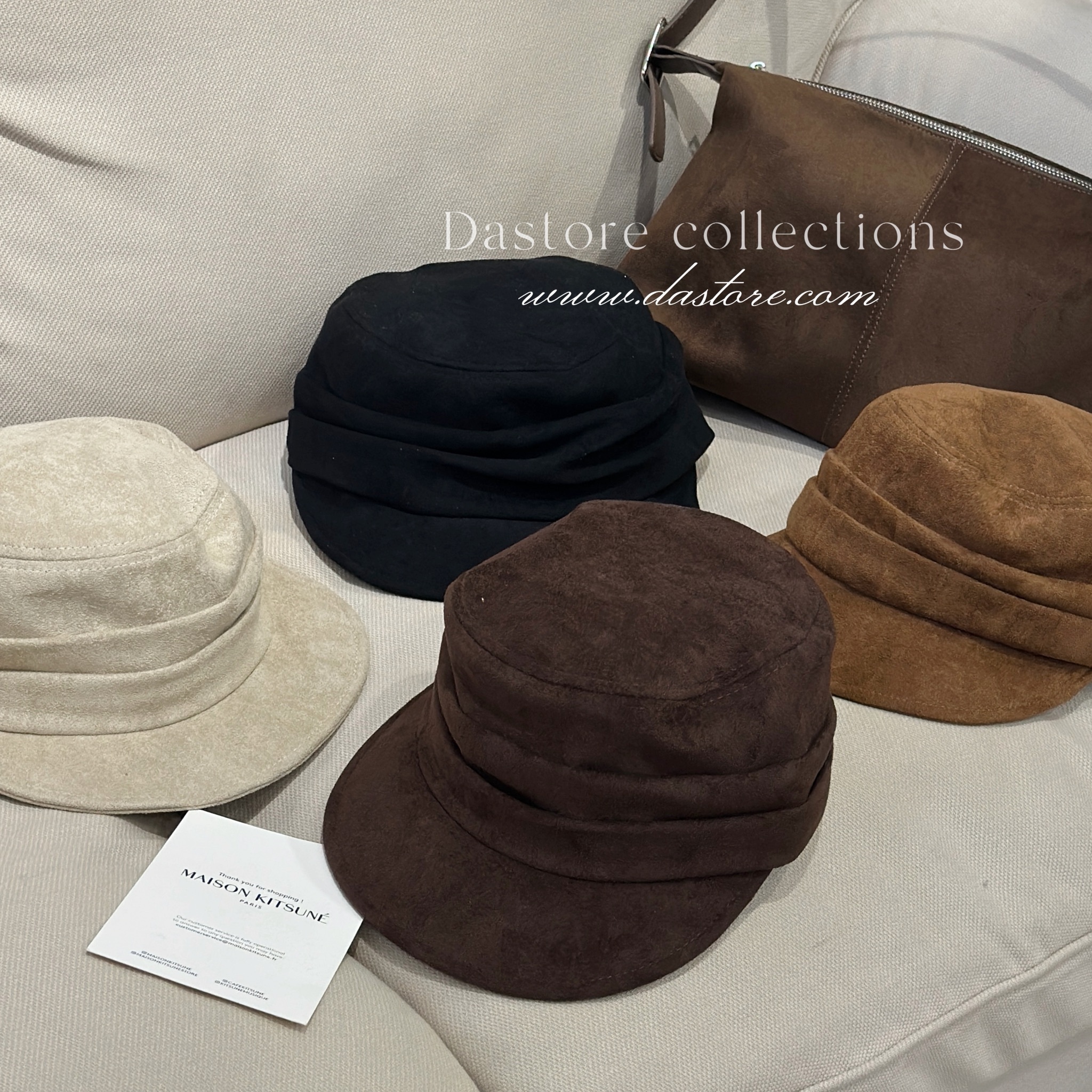 歐膩柔軟麂皮報童帽/五色