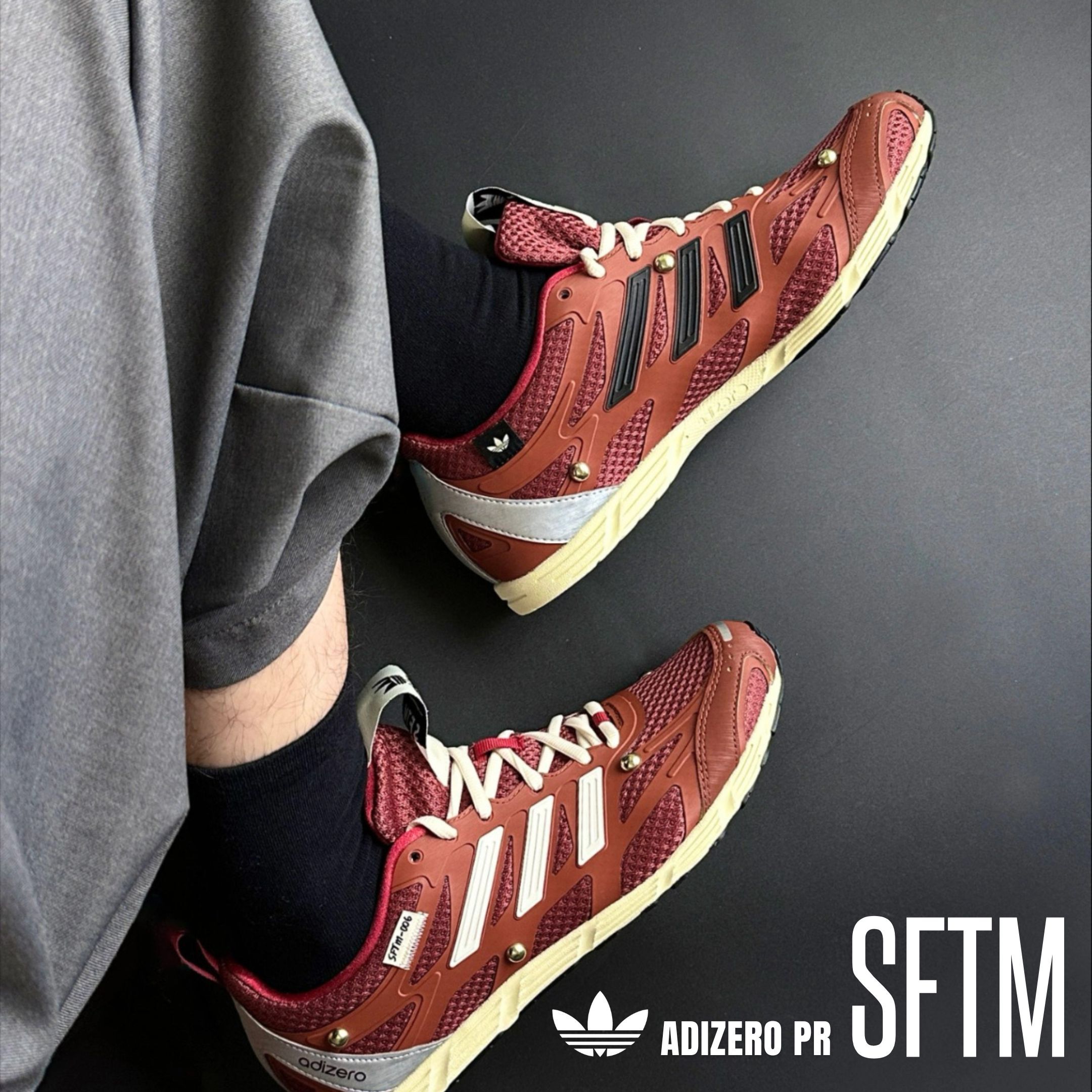 NICEDAY 代購 Song for the Mute x Adidas Adizero PR 紅 深紅 酒紅 米紅 復古 聯名 HP3522