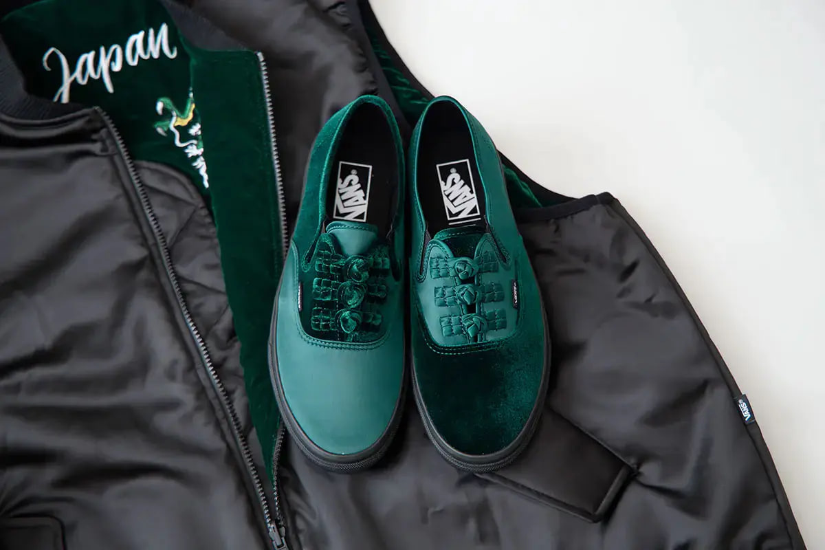 2024SS VANS BILLY'S AUTHENTIC KUNG-FU 聯名 龍年 緞面 天鵝絨 新年限定 中國結 鞋子 休閒鞋 現貨 671293-0001