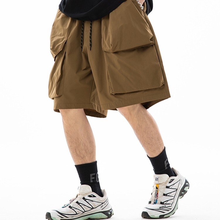 日系大口袋工裝短褲 L2251