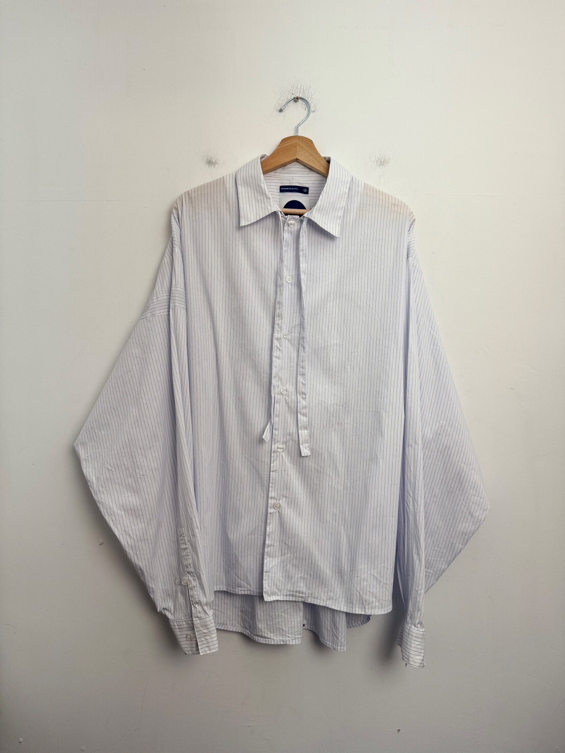 MELSIGN - March Oversized Stripe Shirt SIZE XL