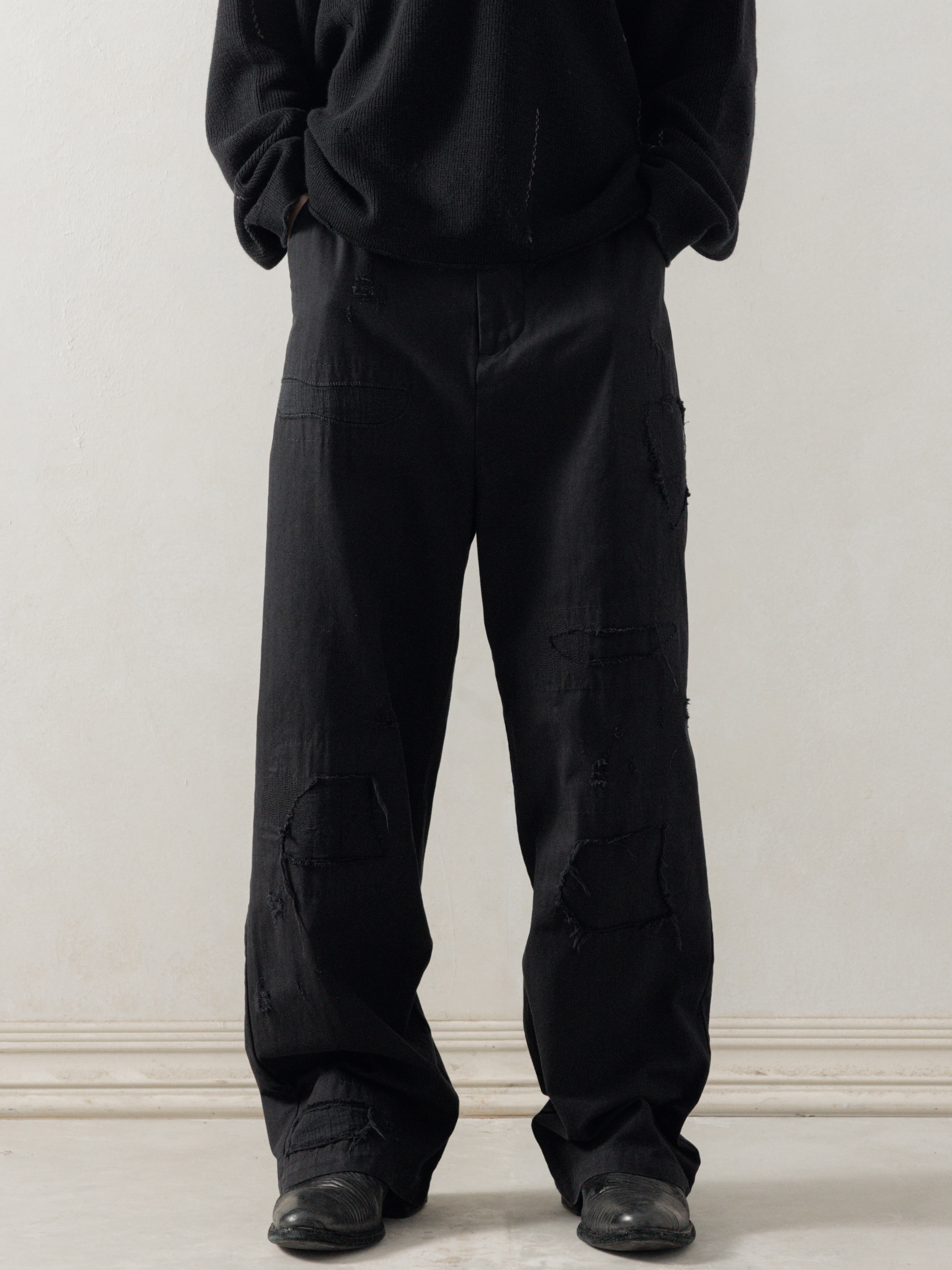 Professor.E｜25FW｜Distressed Work Pants