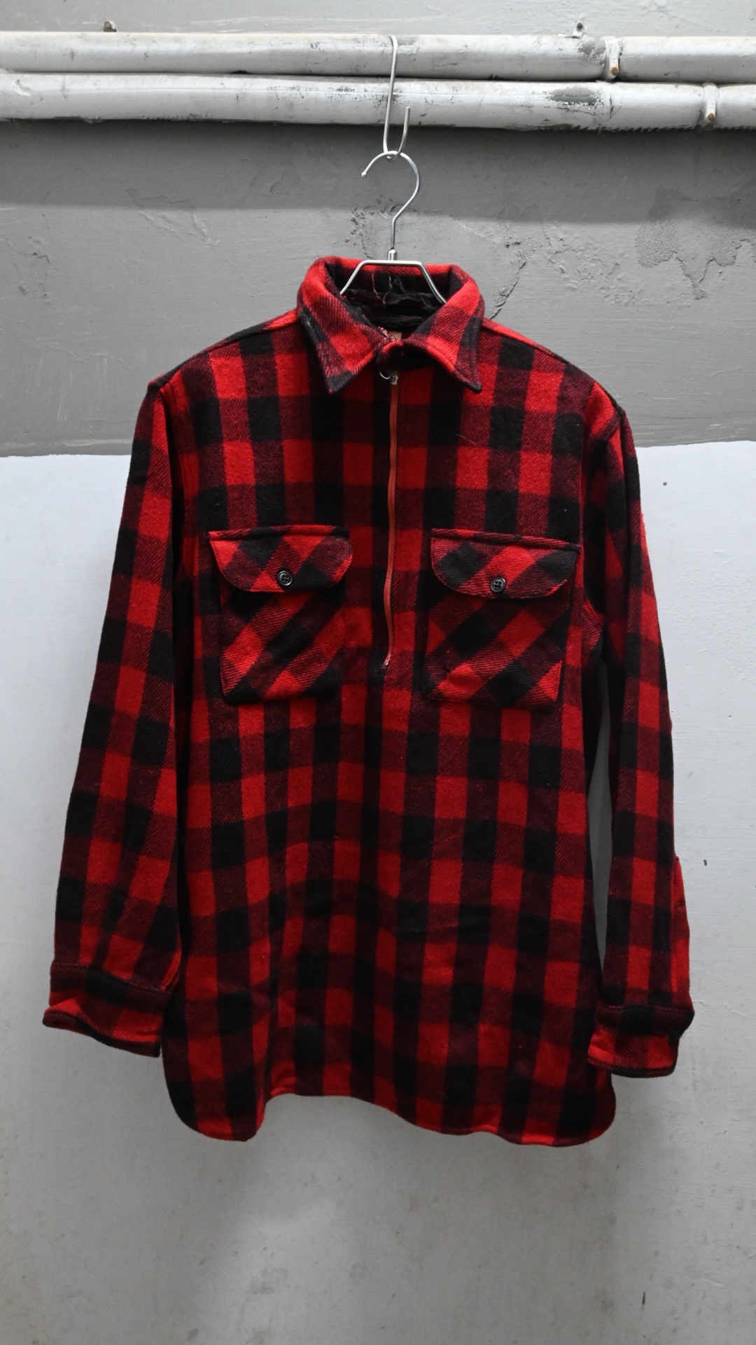 40’s WORKMAN’S Wool Check Shirt