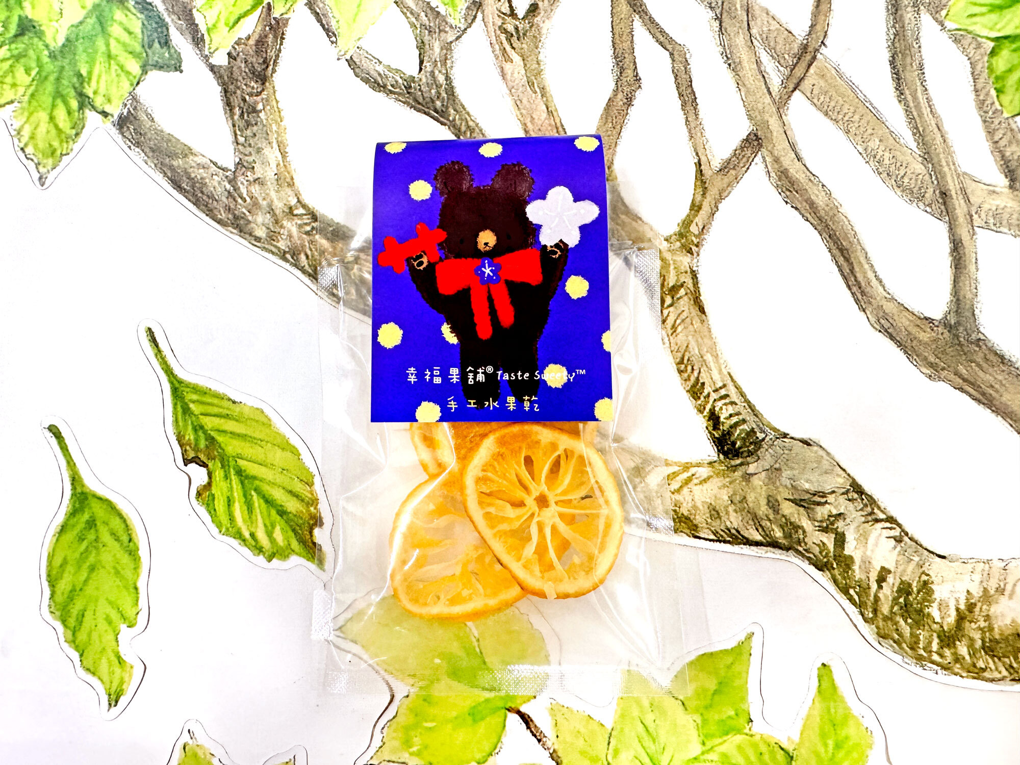 雙十梅花熊水果乾-小巧包