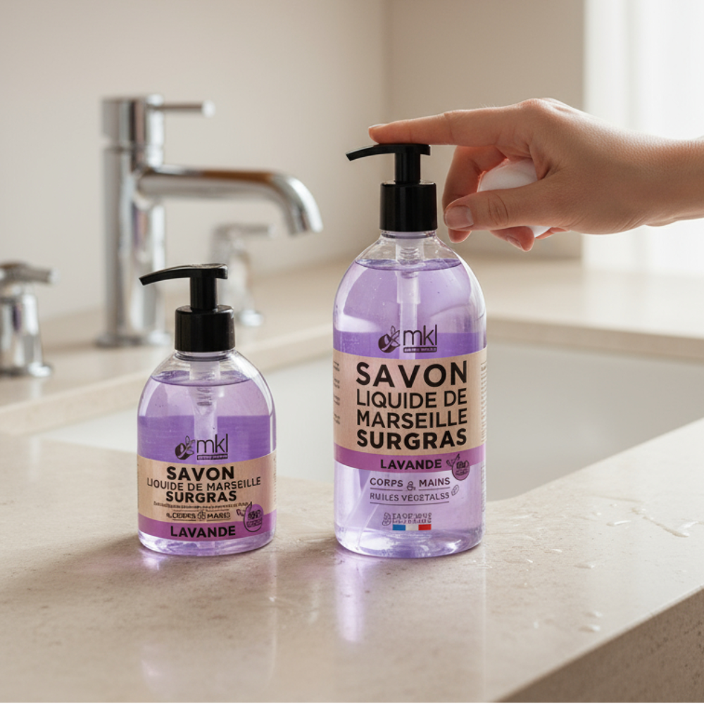 真正薰衣草 淨化液體馬賽皂