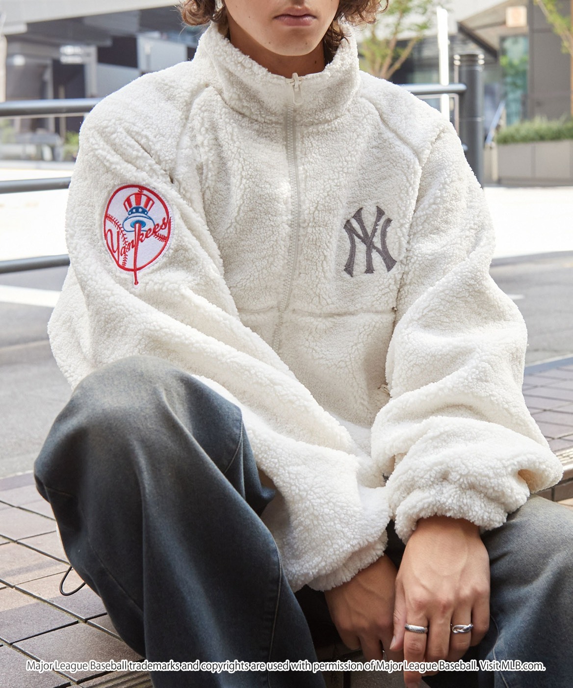 <限量發售>MLB 美國 職棒 大聯盟 訂製款 雙面穿 羊絨 抽繩 尼龍 立領 外套 4色